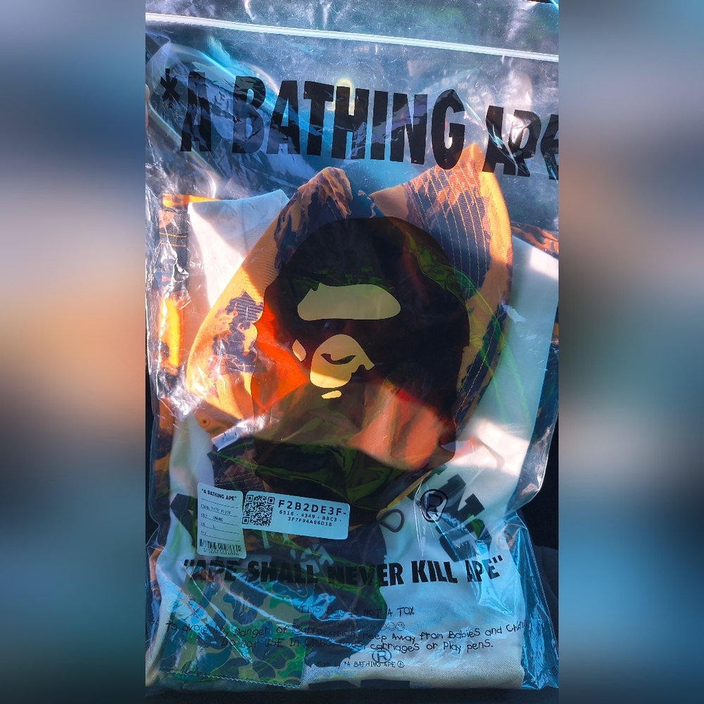 A Bathing Ape Graphic T-Shirt & Hat